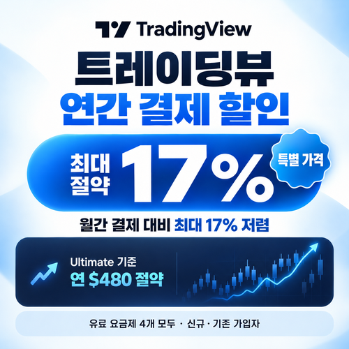 트레이딩뷰 연간 결제 할인 쿠폰